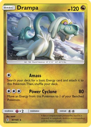 Drampa 097 - Holofoil SM Guardians Rising - Holo Rare