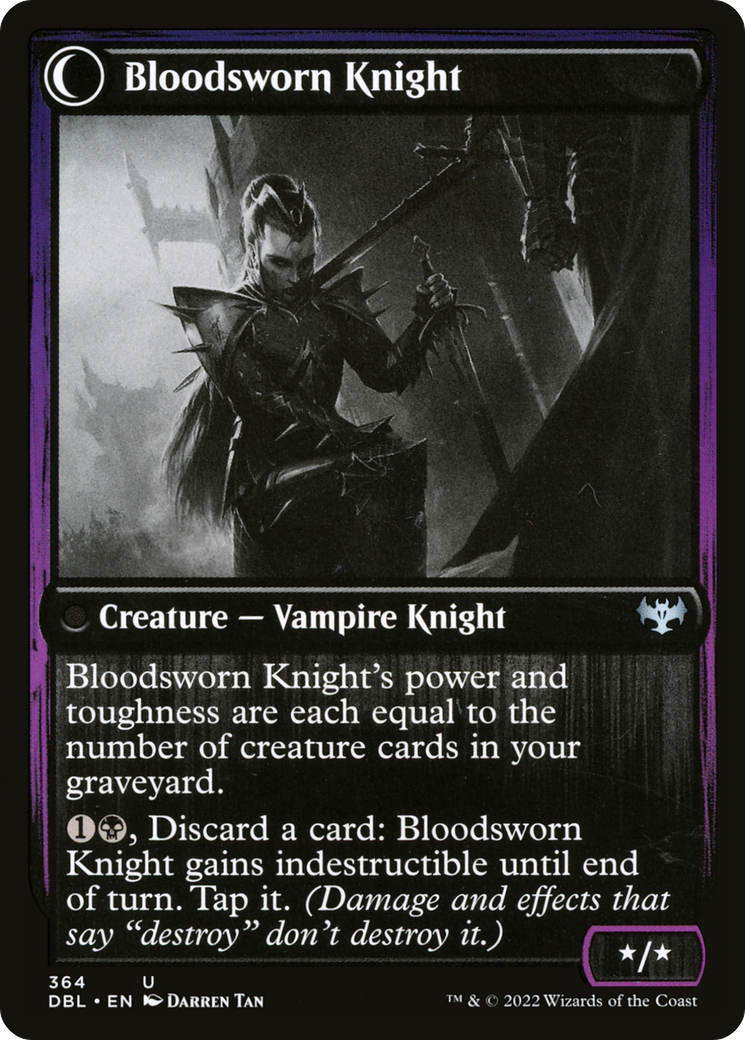 Bloodsworn Squire (DBL-364) - Innistrad: Double Feature: (Double Faced Transform)
