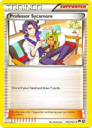 Professor Sycamore - 107a/122 (Non-Holo)/122 Alternate Art Promos - Promo
