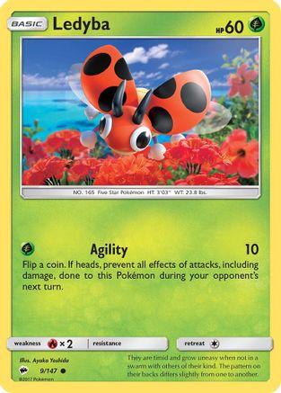 Ledyba 009 SM Burning Shadows - Common