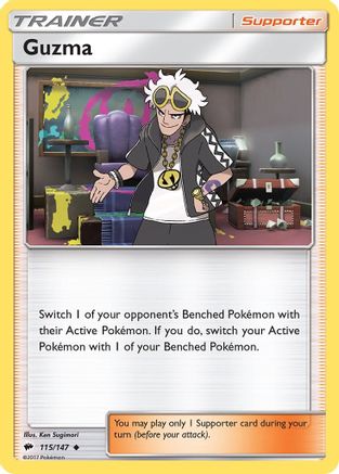 Guzma 115 SM Burning Shadows - Uncommon