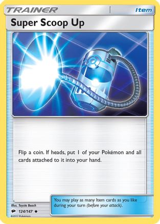 Super Scoop Up 124 SM Burning Shadows - Uncommon