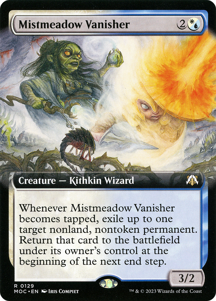 Mistmeadow Vanisher (Extended Art) (MOC-129) - March of the Machine Commander: (Extended Art) Foil