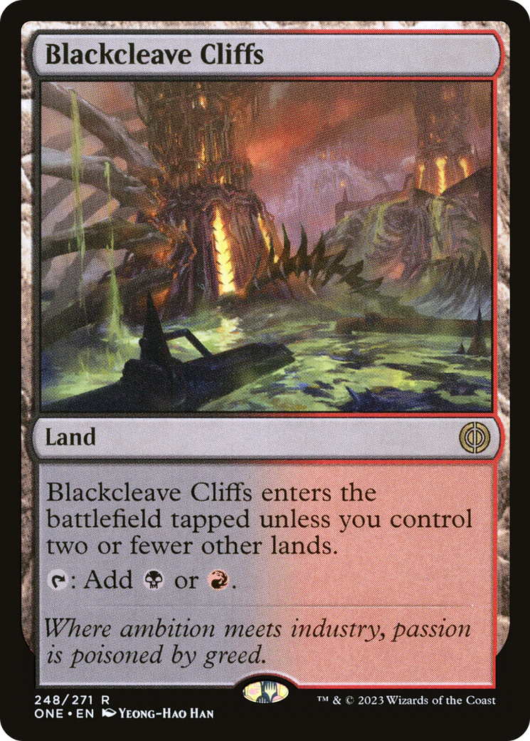 Blackcleave Cliffs (ONE-248) - Phyrexia: All Will Be One