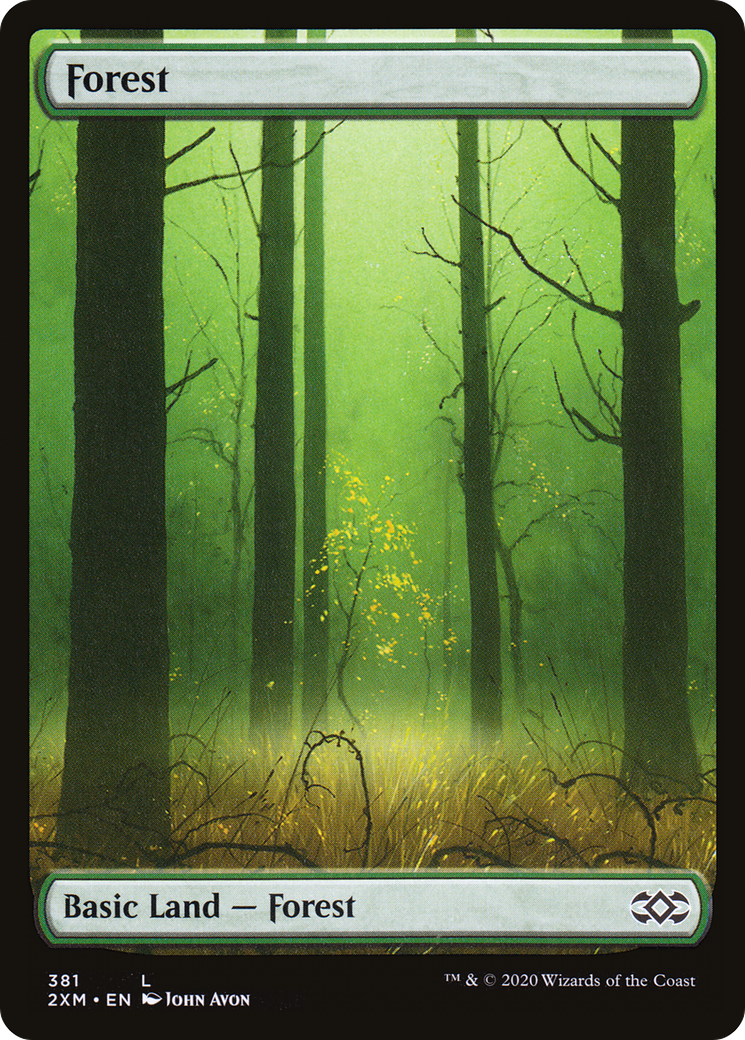 Forest (381) (2XM-381) - Double Masters Foil