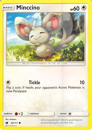 Minccino 085 SM Crimson Invasion - Common