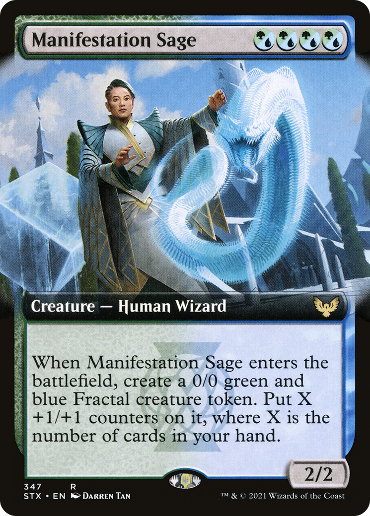 Manifestation Sage (Extended Art) (STX-347) - Strixhaven: School of Mages: (Extended Art)