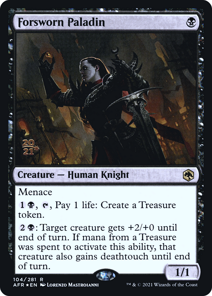 Forsworn Paladin (PRE-104S) - Adventures in the Forgotten Realms Promos Foil