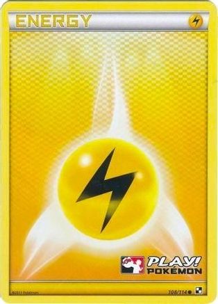 Lightning Energy (Play! Pokemon) 108/114 - Holofoil League & Championship Cards - Promo