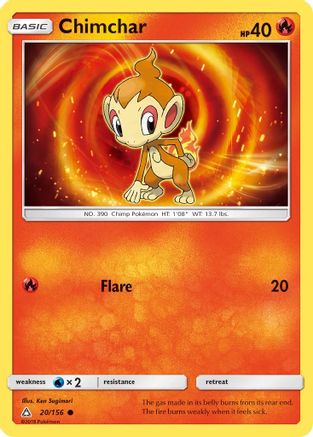 Chimchar (20)/156 SM Ultra Prism - Common