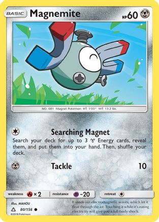 Magnemite (80) (80) 080 - Reverse Holofoil SM Ultra Prism - Common