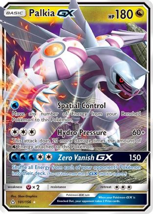 Palkia GX 101 - Holofoil SM Ultra Prism - Ultra Rare