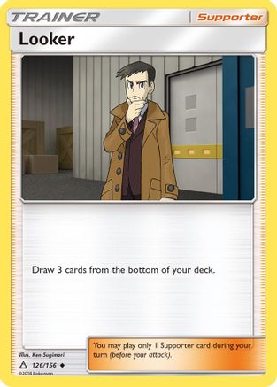 Looker 126 - Reverse Holofoil SM Ultra Prism - Uncommon