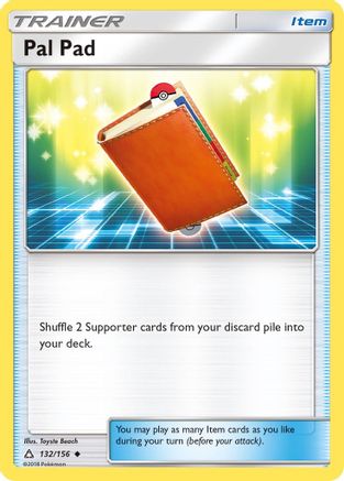 Pal Pad 132 - Reverse Holofoil SM Ultra Prism - Uncommon