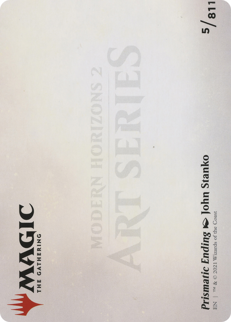 Prismatic Ending // Prismatic Ending (AMH2-005) - Modern Horizons 2 Art Series (Borderless) Foil