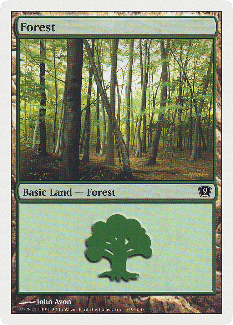 Forest (349) (9ED-349) - 9th Edition