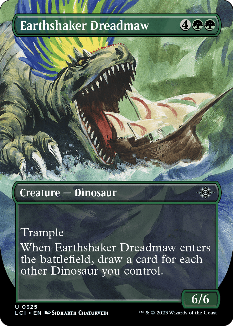 Earthshaker Dreadmaw (Borderless) (LCI-325) - The Lost Caverns of Ixalan