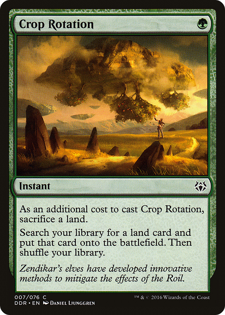 Crop Rotation (DDR-007) - Duel Decks: Nissa vs. Ob Nixilis