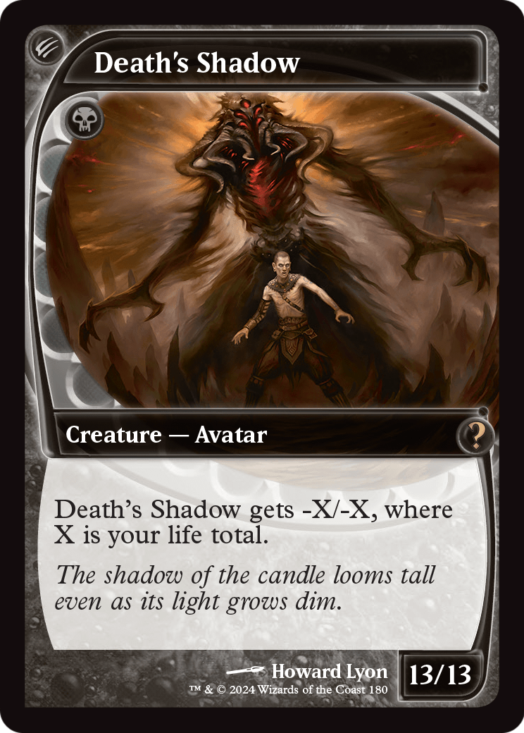 Death's Shadow (Future Sight) (MB2-180) - Mystery Booster 2 Foil