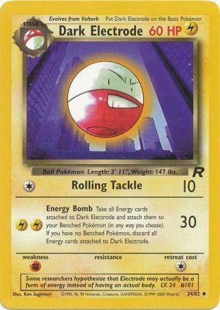 Dark Electrode 034 - Unlimited Team Rocket - Uncommon