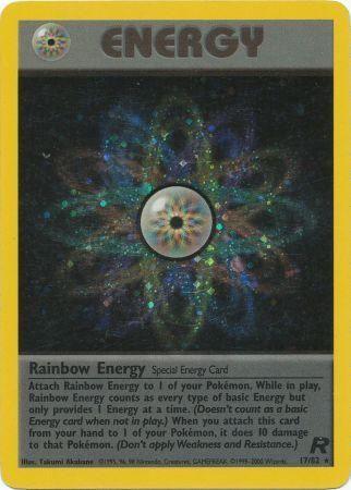Rainbow Energy (17) (17) 017 - Unlimited Holofoil Team Rocket - Holo Rare