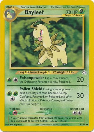 Bayleef (28) (28) 028 - Unlimited Neo Genesis - Uncommon