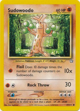 Sudowoodo 077 - Unlimited Neo Genesis - Common