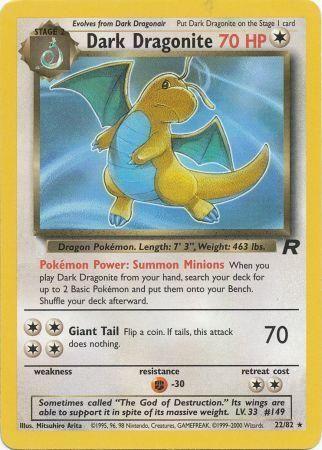 Dark Dragonite (22) (22) 022 - Unlimited Team Rocket - Rare