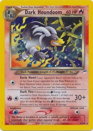 Dark Houndoom - Unlimited Holofoil Neo Destiny - Holo Rare