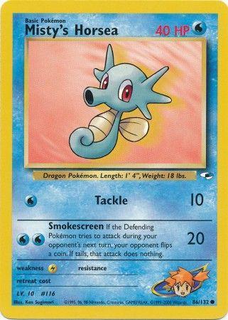 Misty's Horsea 086 - Unlimited Gym Heroes - Common