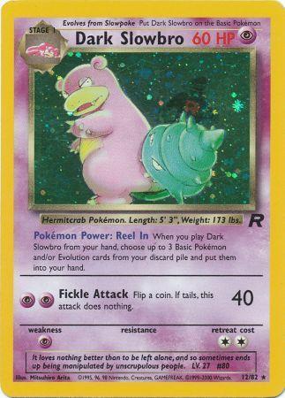 Dark Slowbro (12) (12) 012 - Unlimited Holofoil Team Rocket - Holo Rare