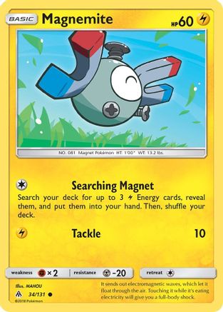 Magnemite 034 SM Forbidden Light - Common