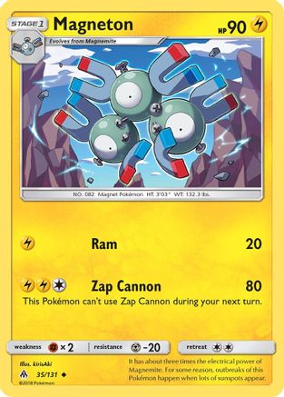 Magneton/131 - Reverse Holofoil SM Forbidden Light - Uncommon