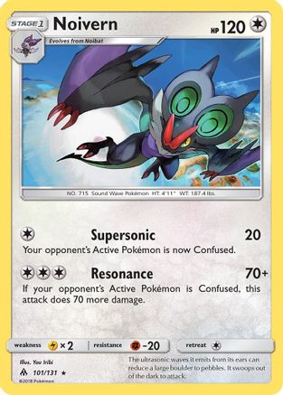 Noivern SM Forbidden Light - Rare