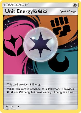 Unit Energy FDY 118 - Reverse Holofoil SM Forbidden Light - Uncommon