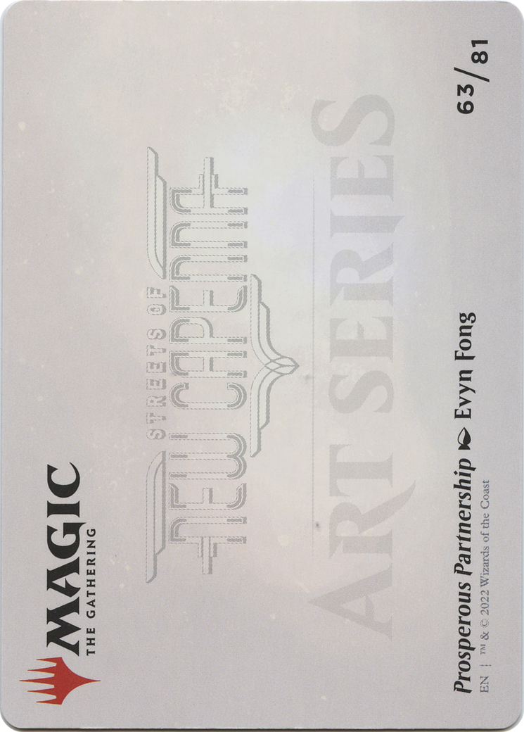 Prosperous Partnership // Prosperous Partnership (ASNC-063) - New Capenna Art Series (Borderless) Foil