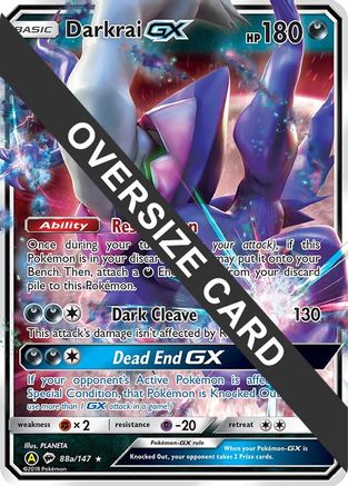 Darkrai GX - 88a/147/147 - Holofoil Jumbo Cards - Promo