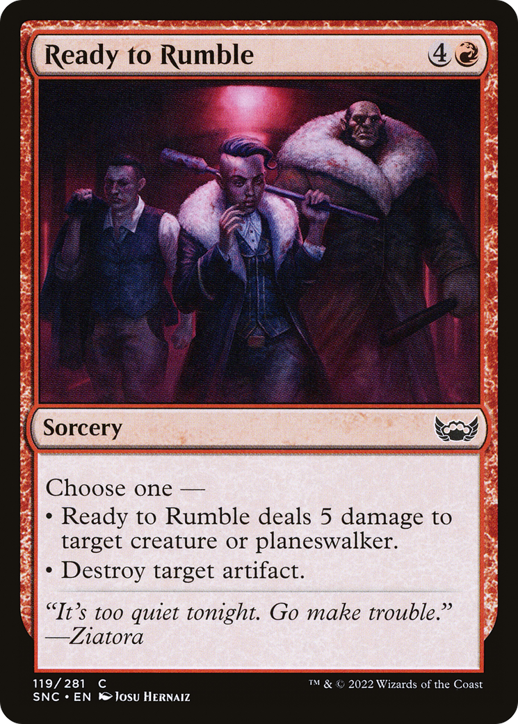Ready to Rumble (SNC-119) - Streets of New Capenna Foil