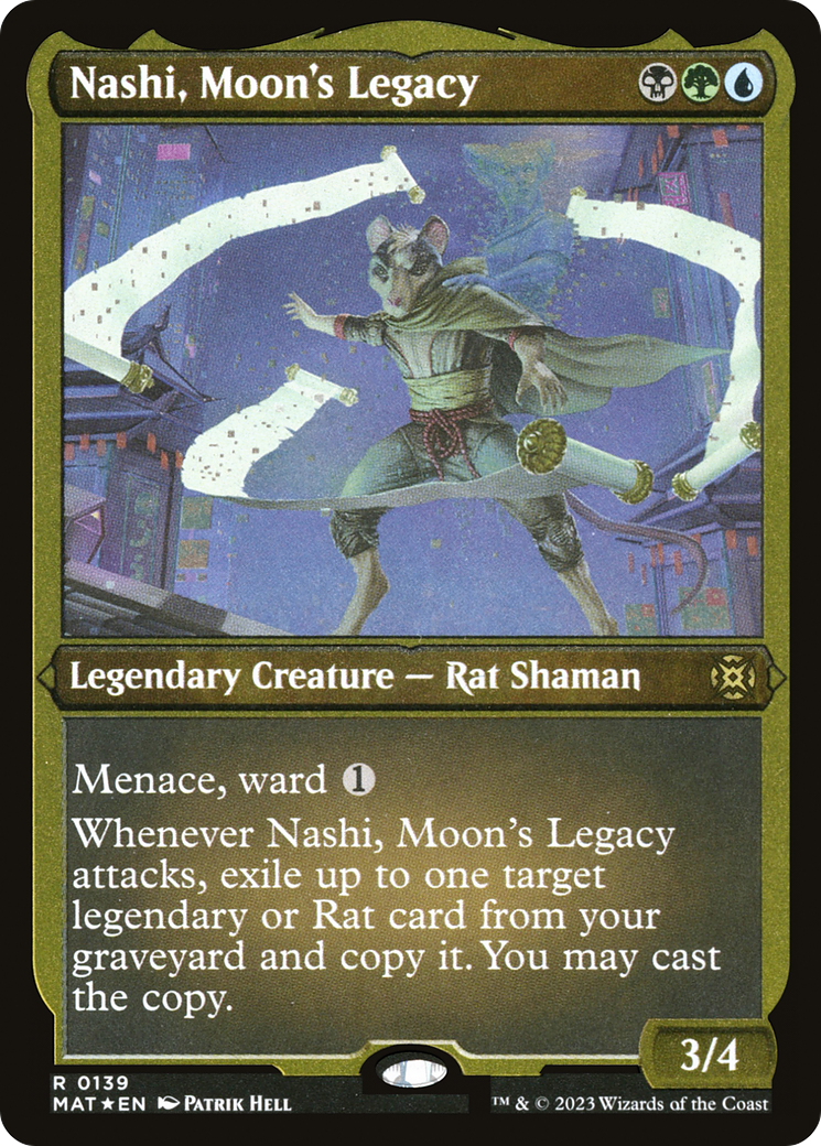 Nashi, Moon's Legacy (Foil Etched) (MAT-139) - March of the Machine: The Aftermath Foil