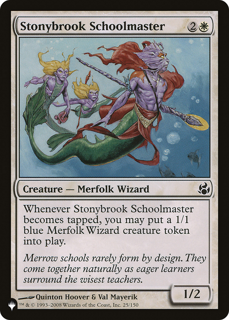 Stonybrook Schoolmaster (LIST-MOR-25) - The List