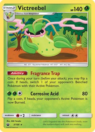 Victreebel - Reverse Holofoil SM Celestial Storm - Holo Rare