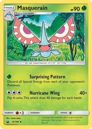 Masquerain SM Celestial Storm - Uncommon