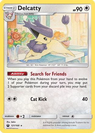 Delcatty 121 - Holofoil SM Celestial Storm - Holo Rare