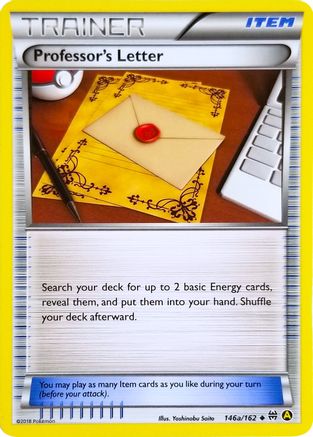 Professor's Letter - 146a/162/162 Alternate Art Promos - Promo