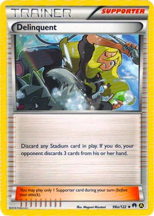 Delinquent - 98a/122/122 - Holofoil Alternate Art Promos - Promo