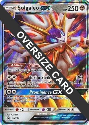 Solgaleo GX - SM104 - Holofoil Jumbo Cards - Promo