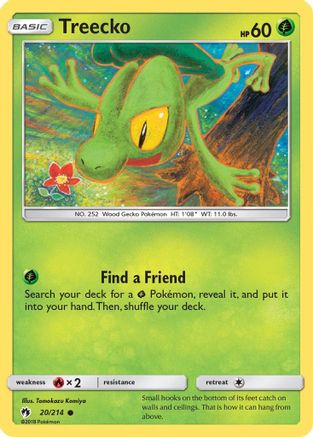 Treecko 020 SM Lost Thunder - Common