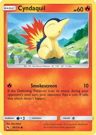 Cyndaquil (39) (39) 039 SM Lost Thunder - Common
