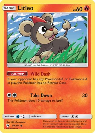 Litleo/214 SM Lost Thunder - Common
