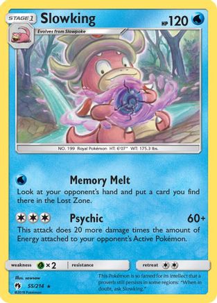 Slowking 055 SM Lost Thunder - Rare